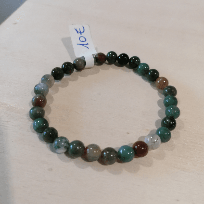 Bracelet en agate indienne 6mm