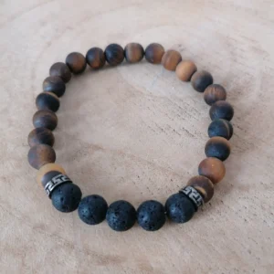 bracelet diffuseur huile essentielle œil de tigre